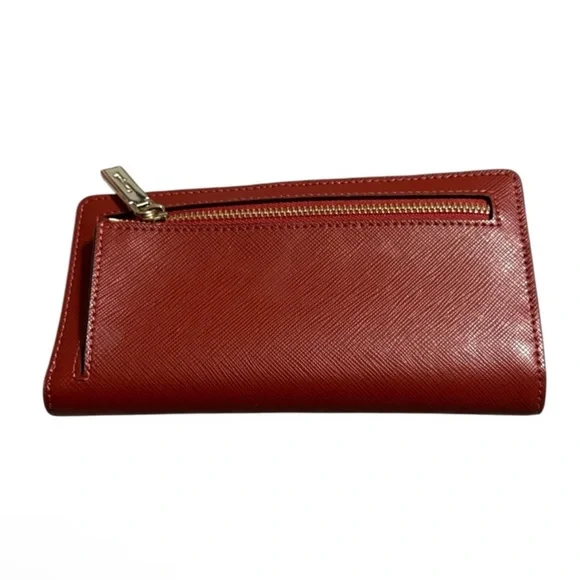 Kate Spade Red Saffiano leather Wallet nwt - Picture 2 of 4